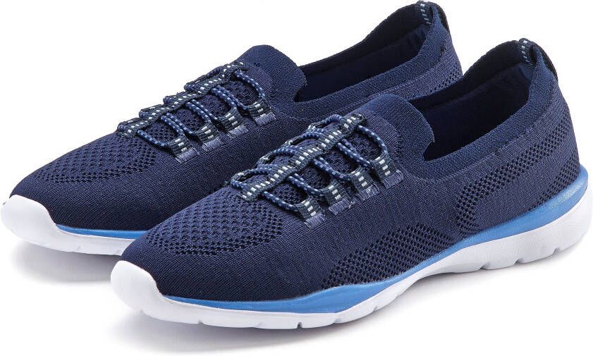 Lascana Sneakers Slippers lage schoenen om in te schieten licht meshmateriaal VEGAN