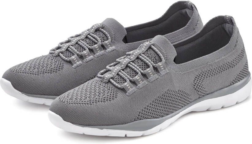 Lascana Sneakers Slippers lage schoenen om in te schieten licht meshmateriaal VEGAN