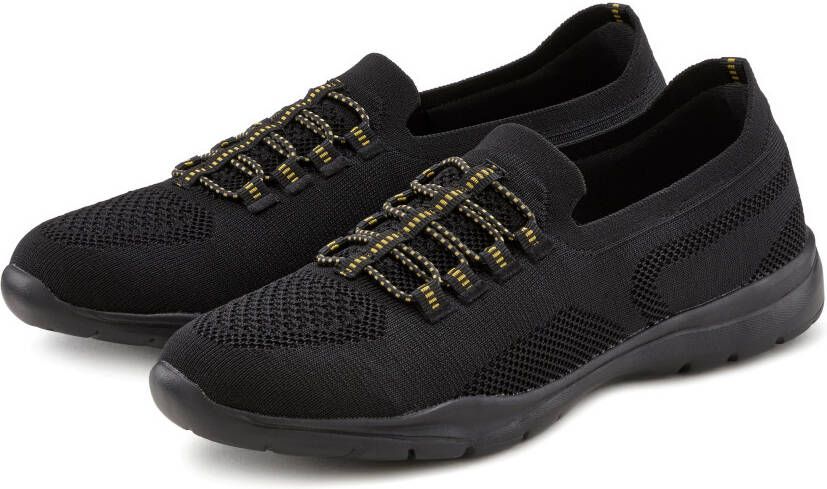 Lascana Sneakers Slippers lage schoenen om in te schieten licht meshmateriaal VEGAN