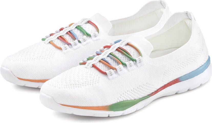 Lascana Sneakers Slippers lage schoenen om in te schieten licht meshmateriaal VEGAN