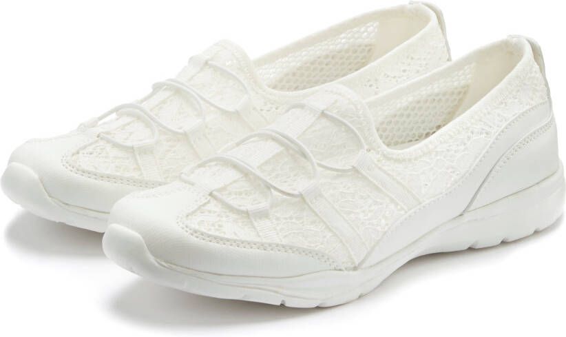 Lascana Sneakers Vrijetijdsschoen lage schoen lichte slipper slip-on sneaker VEGAN
