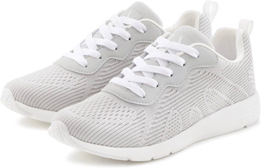 Lascana Sneakers met uitneembare binnenzool vrijetijdsschoen lage schoen vegan