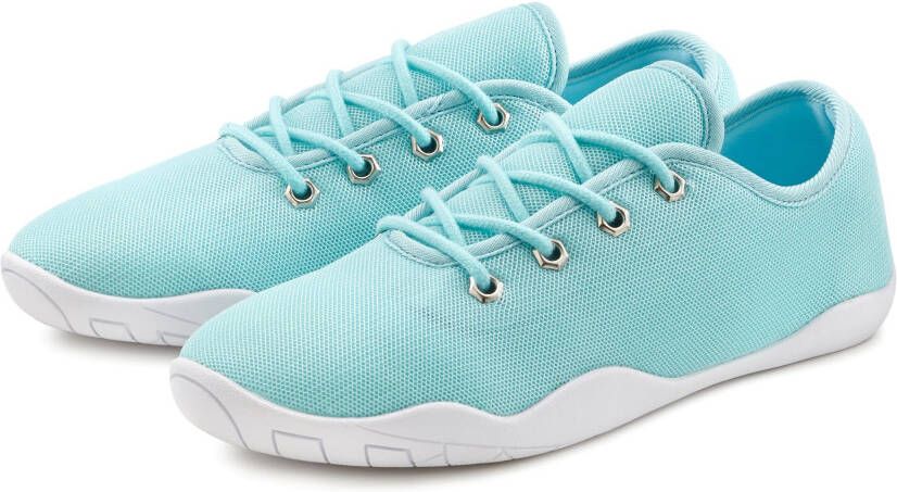 Lascana Sneakers met ultradunne zool superlicht veterschoenen unisex vegan