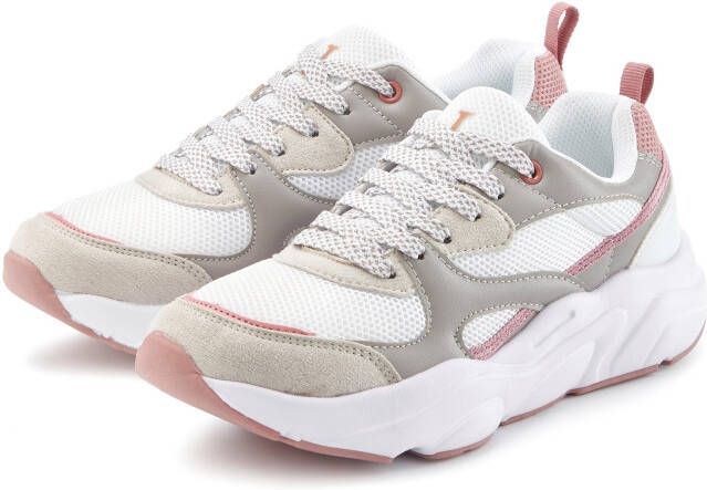 Lascana Sneakers met ultralichte chunky-zool veterschoen vrijetijdsschoen