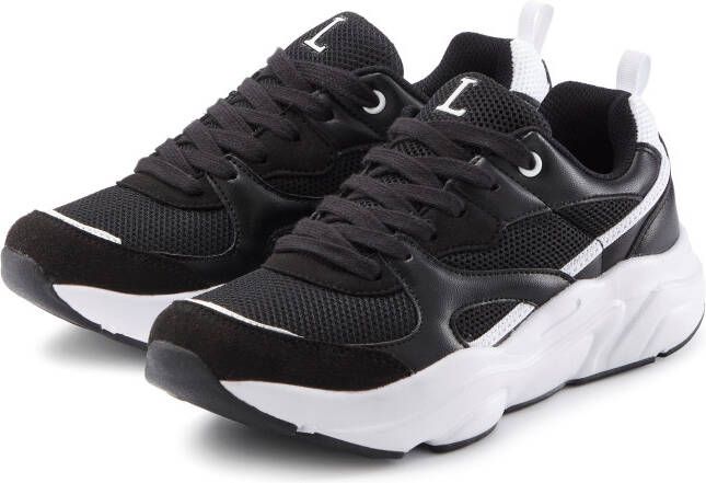 Lascana Sneakers met ultralichte chunky-zool veterschoen vrijetijdsschoen