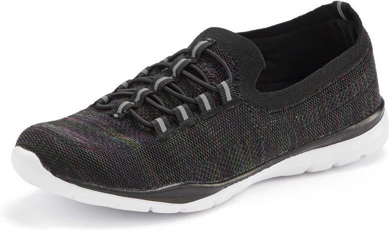 Lascana Sneakers Slippers lage schoenen om in te schieten licht meshmateriaal VEGAN