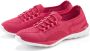 Lascana Sneakers Slippers lage schoenen om in te schieten licht meshmateriaal VEGAN - Thumbnail 1