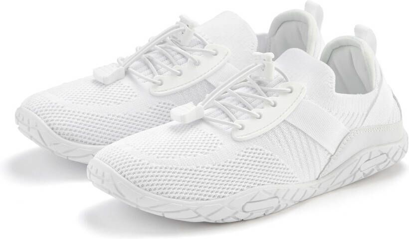 Lascana Sneakers Vrijetijdsschoen lage schoen superlicht platte flexibele zool VEGAN