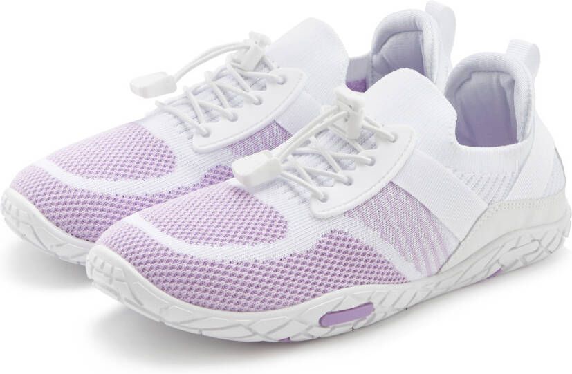 Lascana Sneakers Vrijetijdsschoen lage schoen superlicht platte flexibele zool VEGAN
