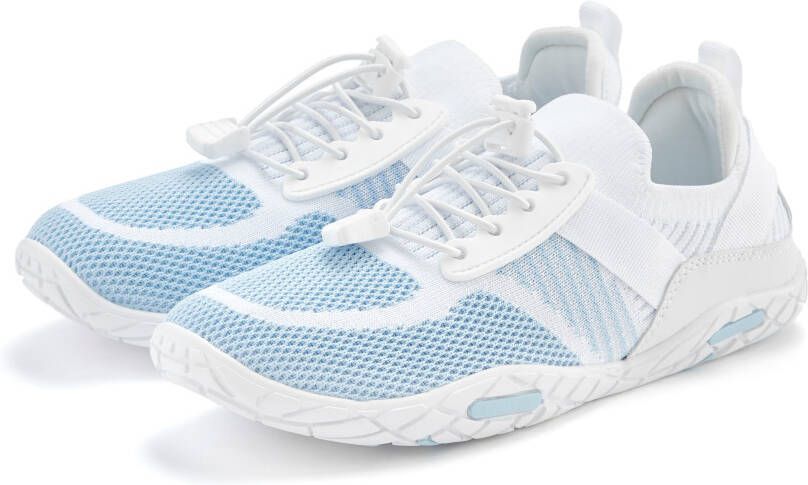 Lascana Sneakers Vrijetijdsschoen lage schoen superlicht platte flexibele zool VEGAN