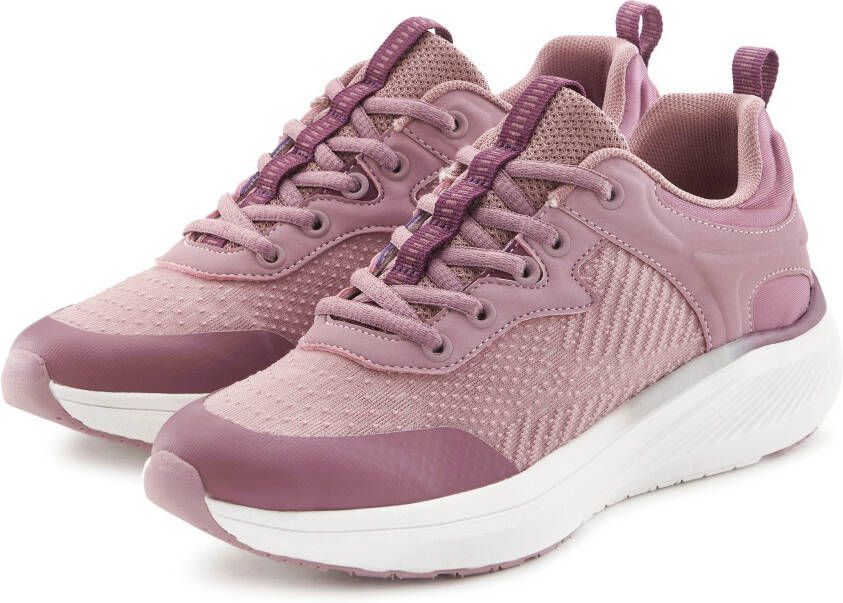 Lascana Sneakers Vrijetijdsschoen veterschoen met uitneembare binnenzool VEGAN