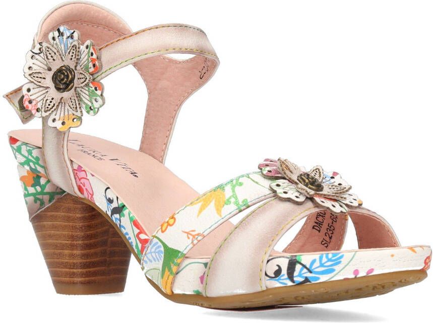 Laura Vita Sandaaltjes Daxco 65 Met in het Wit Dames Schoenen voor voor Platte schoenen voor Platte sandalen 