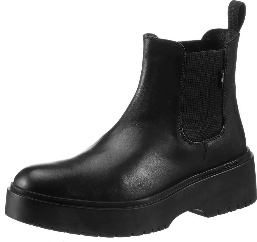 Levi's Chelseaboots BRIA CHELSEA met aantreklus met logoprint