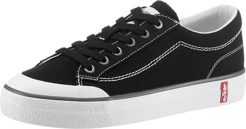 Levi's Plateausneakers LS2 S met sierstiksels vrijetijdsschoen lage schoen veterschoen