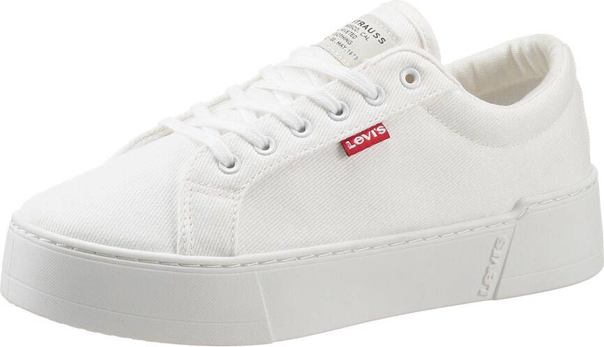 Levi's Plateausneakers TIJUANA 2.0 zachte schachtvering vrijetijdsschoen halsschoen veterschoen