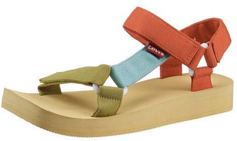 Levi's NU 21% KORTING ® Sandalen CANDYS LOW met rood merk