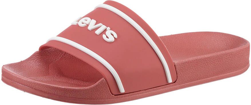 Levi's Slippers JUNE 3D S met een logo-opschrift