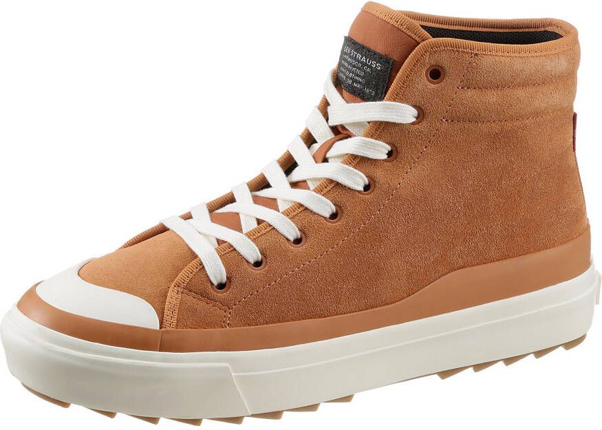 Levi's Sneakers SQUARE RIPPLE MID 2.0 met robuuste loopzool