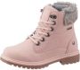 Lico Hoge veterschoenen Anouk met modieus imitatiebont - Thumbnail 2