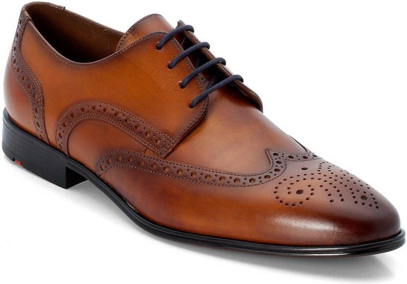 Lloyd Schoenen met perforatie Morton met lyra perforaties