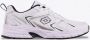 Lotto KITAURA Unisex sneaker lage schoenen 2400010U wit marineblauw - Thumbnail 3