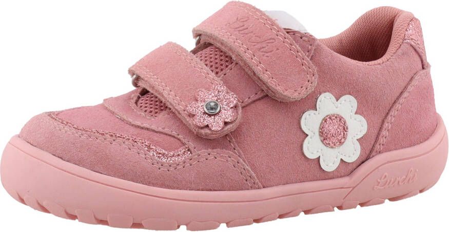 Lurchi Barefootschoenen Jola Barefoot lage schoen sneaker met bloemen maat sjabloon te downloaden
