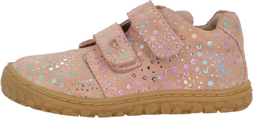 Lurchi Barefootschoenen NOAH BAREFOOT klittenbandschoen gekleurde glitterprint maat sjabloon te downloaden