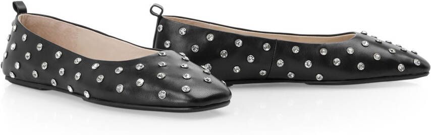 Marc Cain Bags & Shoes Ballerina's met strass-steentjes