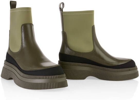 Marc Cain Bags & Shoes Chelsea boots met logo-applicatie