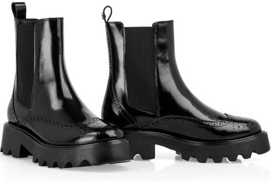 Marc Cain Bags & Shoes Chelsea boots met ajourpatroon