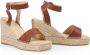 Marc Cain Low-Top Sneakers Espadrille in bruin - Thumbnail 1