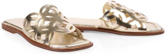 Marc Cain Bags & Shoes Slippers met licht gestructureerde zool