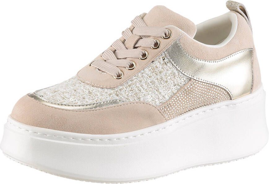 Marc Cain Sneakers Sports Dodgy Dogs Sleehak sneaker veterschoen in retro look