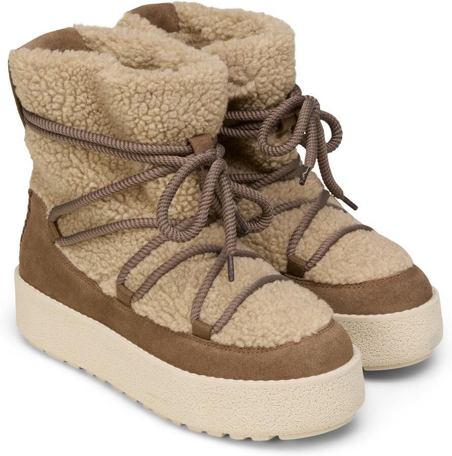 Marc O'Polo Winterlaarzen Pia Plateauboots veterboots plateaulaarzen met Memory Foam-uitvoering - Foto 5