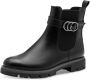 Marco Tozzi Chelsea-boots blokhak enkellaarsjes met mooie siergesp - Thumbnail 2