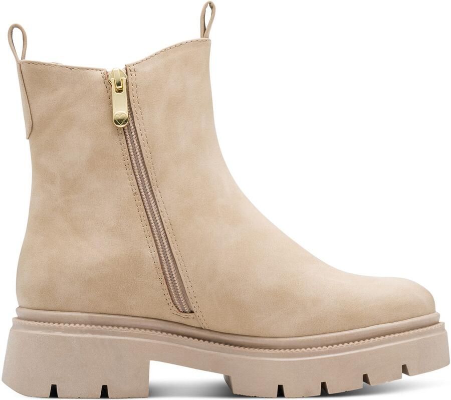 Marco Tozzi Chelsea-boots blokhak enkellaarsjes herfstlaarzen stretchinzet buiten - Foto 3