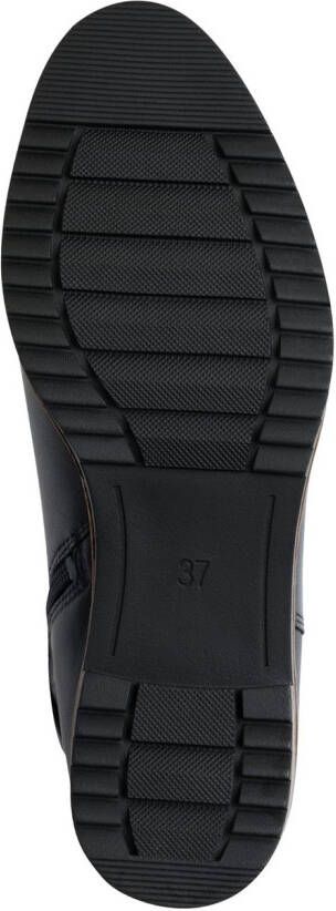 Marco Tozzi Laarsjes blokhak business schoen met praktische binnenritssluiting - Foto 5