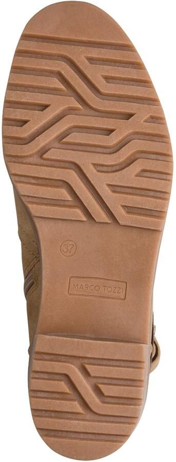 Marco Tozzi Laarsjes blokhak herfstboots in veganistische uitvoering - Foto 7