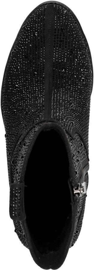 Marco Tozzi Laarsjes blokhak westernlaarzen bezet met fonkelende strasssteentjes - Foto 6