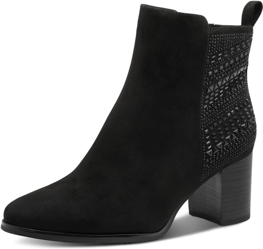 Marco Tozzi Laarsjes blokhak zakelijke enkellaars in veganistische uitvoering - Foto 6