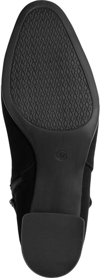 Marco Tozzi Laarsjes blokhak enkellaarsjes zakelijke schoen met elegant sierkoord - Foto 7