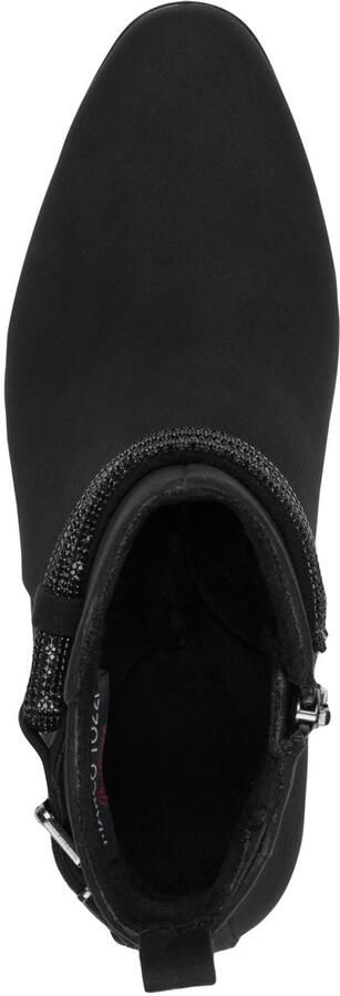 Marco Tozzi Laarsjes blokhak enkellaarsjes zakelijke schoen met elegant sierkoord - Foto 8