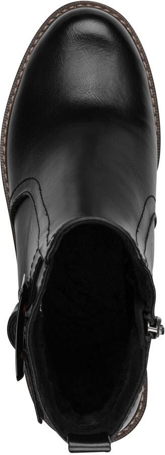 Marco Tozzi Laarsjes blokhak herfstboots in veganistische uitvoering - Foto 6