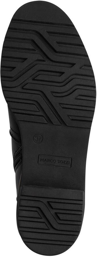 Marco Tozzi Laarsjes blokhak herfstboots in veganistische uitvoering - Foto 5