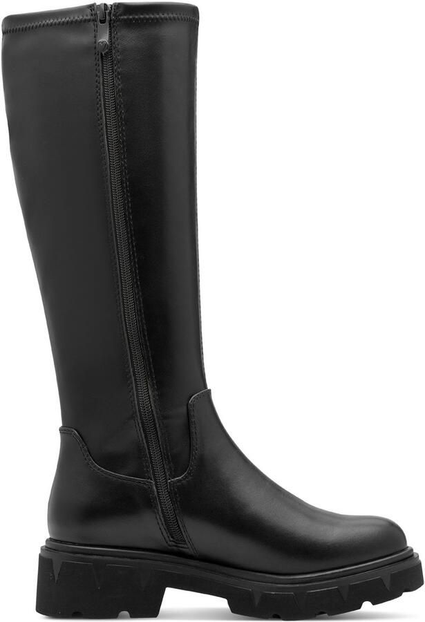 Marco Tozzi Laarzen blokhak lange laarzen met praktische binnenrits - Foto 5
