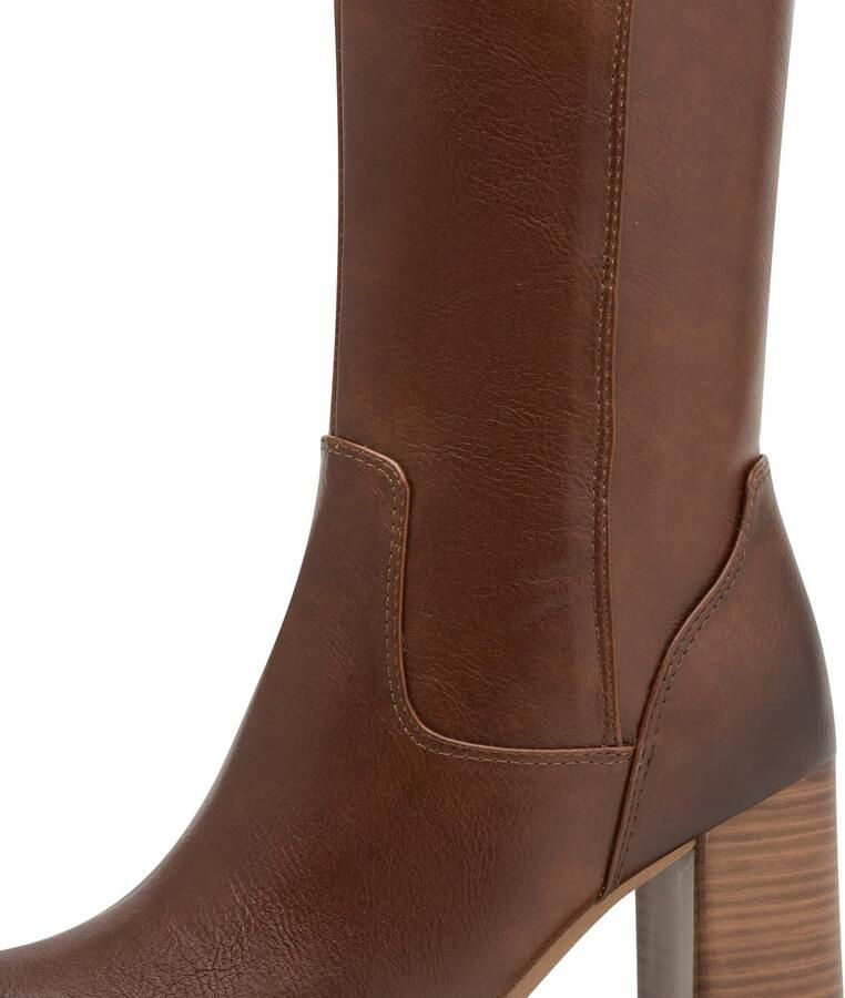 Marco Tozzi Laarzen hakken lange laarzen in vegan-verwerking