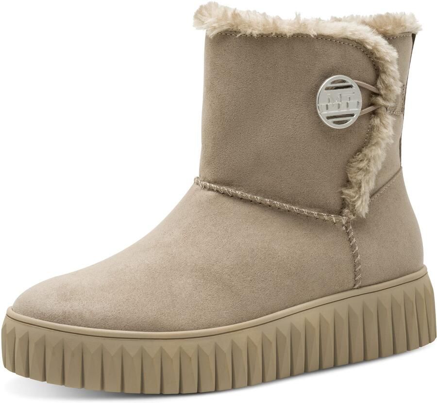 Marco Tozzi Winterlaarzen Plateau ritslaarzen met imitatiebont aan de schachtrand - Foto 2