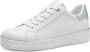 Marco Tozzi Plateausneakers met mooie metallic-details vrijetijdsschoen lage schoen veterschoen - Thumbnail 2