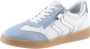 Marco Tozzi Plateausneakers vrijetijdsschoen lage schoen veterschoen met contrast bies - Thumbnail 3