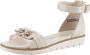 Marco Tozzi MT Soft Lining Dames Slippers en Sandalen CREAM - Thumbnail 2